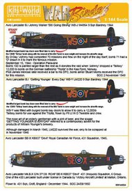 Kits-World/Warbird Decals  1/144 Avro Lancaster B.I Johnny Walker 'Still Going WBS144034