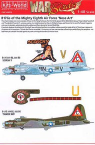 Kits-World/Warbird Decals  1/48 B-17Gs Mighty 8th AF WBS148016