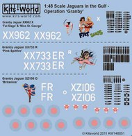  Kits-World/Warbird Decals  1/48 Sepecat Jaguar GR.1A Desert Storm Nose Art - WBS148051