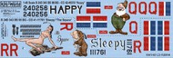 Kits-World/Warbird Decals  1/48 B-24D Happy, Sleepy, The Squaw WBS148123