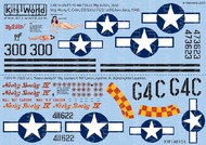  Kits-World/Warbird Decals  1/48 P-51 My Achin (Ass), Nooky Booky IV WBS148154