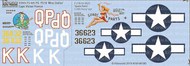  Kits-World/Warbird Decals  1/48 P-51B Early War Heavies over Pacific Miss Dallas, Spare Parts WBS148180