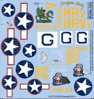  Kits-World/Warbird Decals  1/72 B-17F Dragon Lady, The Mustang, Lady Luck (D)<!-- _Disc_ --> WBS172119