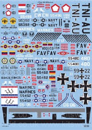  Kits-World/Warbird Decals  1/72 OV-10 Broncos NWEF New Mexico, NAS China Lake, NAS Maryland, Luftwaffe, etc WBS172141