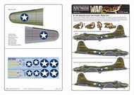  Kits-World/Warbird Decals  1/72 Boeing B-17E WBS172182
