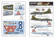  Kits-World/Warbird Decals  1/72 Boeing B-17G WBS172185