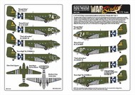  Kits-World/Warbird Decals  1/72 Douglas Dakota C-47-A WBS172205