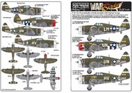  Kits-World/Warbird Decals  1/72 P-47D 56th FG of Zemke's LM-V WBS172209
