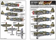  Kits-World/Warbird Decals  1/72 P-47C/D 56th FG of Zemke's Maximum Goose WBS172211