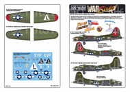  Kits-World/Warbird Decals  1/72 B-17G Flying Fortress 'Texas Raiders' & 'Starduster' WBS172224