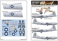  Kits-World/Warbird Decals  1/72 B-29 Superfortress 'Peace on Earth' & 'Coral Queen' WBS172226