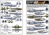  Kits-World/Warbird Decals  1/72 P-38J Lightning 'Double Trouble' & 'Moonlight Cocktail' WBS172227