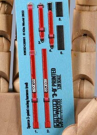  Kits-World  1/20 3D Color Racing Seatbelts/Harness WBS3120001