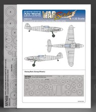  Kits-World/Warbird Decals  1/48 Messerschmitt Bf.109K-4 Canopy/Wheels Mask for RVL WBS321005