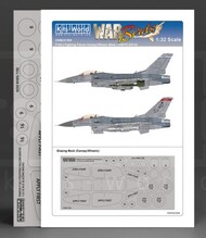  Kits-World/Warbird Decals  1/48 F-16CJ Block 50 Fighting Falcon Canopy/Wheels Mask for TAM WBS321009