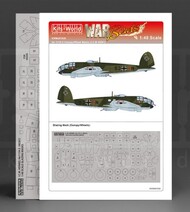  Kits-World/Warbird Decals  1/48 He.111H-3 Canopy/Wheels Mask for ICM WBS481020