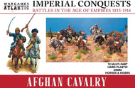 Wargames Atlantic  28mm Imperial Conquests 1815-1914: Afghan Cavalry & Horses (12) WAAIC3