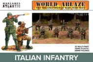  Wargames Atlantic  28mm 28mm World Ablaze WWII 1939-45 Italian Infantry (32)* WAAWA3