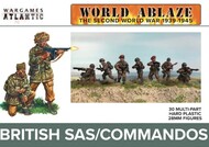  Wargames Atlantic  28mm World Ablaze WWII 1939-45: British SAS/Commandos (30) - Pre-Order Item* WAAWA5