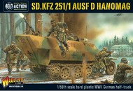  Warlord Games  28mm Bolt Action: WWII Sd.Kfz.251/1 Ausf D Hanomag German Halftrack (Plastic)* WRL12003