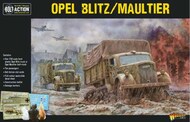  Warlord Games  28mm Bolt Action: WWII Opel Blitz Truck/Maultier Halftrack w/10 Figures (2 in 1) (Plastic) WRL12018