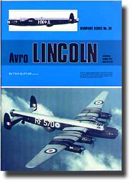  Warpaint Books  Books Avro Lincoln Mk.I/Mk.II including engine test bed aircraft WPB0034