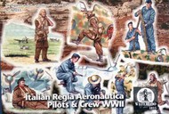 Italian Regia Aeronautica Pilots and Ground Grew (WWII) x 16 figures #WAT055