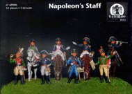  Waterloo 1815  1/32 FRENCH NAPOLEON'S STAFF (only 600 sets made) WAT090