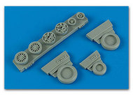  Wheeliant by Aires  1/48 F16C (Block 40/50/60 ) Weighted Wheels for TAM & KIN WHL148009