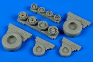  Wheeliant by Aires  1/48 F-14B/D Tomcat Weighted Wheels for HBO WHL148012