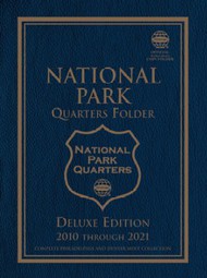 National Park Quarters 2010-21 Philadelphia & Denver Mint Deluxe Edition Coin Folder #WHC2875