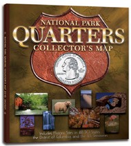  Whitman  NoScale National Park Quarters Collector's Map Coin Folder WHC40329