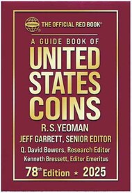  Whitman  books 2025 78th Edition Guide Book of United States Coins Red Book (ETA April) - Pre-Order Item WHC50596