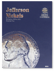  Whitman  NoScale Jefferson Nickels 1938-1961 Coin Folder WHC9009