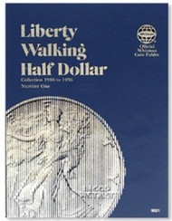  Whitman  1/35 Liberty Walking Half Dollars 1916-1936 Coin Folder* WHC9021