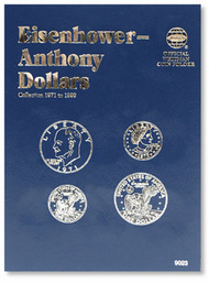  Whitman  NoScale Eisenhower & Anthony Dollars 1971-1999 Coin Folder WHC9023