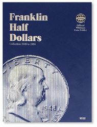  Whitman  NoScale Franklin Half Dollars 1948-1963 Coin Folder WHC9032