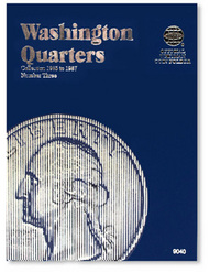  Whitman  NoScale Washington Quarters 1965-1987 Coin Folder WHC9040