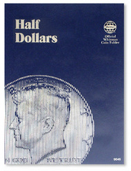  Whitman  NoScale Half Dollars Plain Coin Folder WHC9045