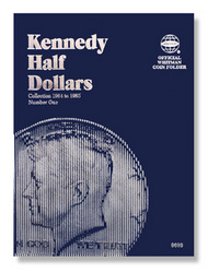  Whitman  NoScale Kennedy Half Dollars 1964-1985 Coin Folder WHC9699