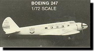 Collection - Boeing B-247 Flight Research #WB72247