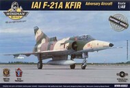  Wingman Models  1/48 IAI F-21A Lion - This model kit enables you to built one KFIR of U.S. Navy or the U.S. Marines respectively WMK48003