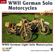 Wings And Wheels Publications  Books WWII German Solo Motorcycles In Detail WWPR074