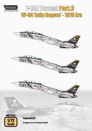 Decal - F-14A Tomcat Part 3 VF-84 Jolly Rogers 1970s Era* #WPDDEC72012