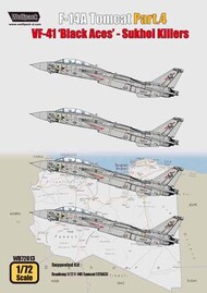 Decal - F-14A Tomcat Part 4 VF-41 Black Aces Sukhoi Killers* #WPDDEC72013