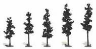  Woodland Scenics  NoScale Realistic Tree Kit Pines Conifer Green 2-1/2" - 4" (42) WOO1104
