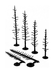  Woodland Scenics  NoScale Plastic Tree Armatures 2-1/2" - 4" Pine (70) WOO1124