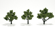  Woodland Scenics  NoScale Ready Made Realistic Trees- 3" - 4" Light Green (3) WOO1506