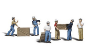  Woodland Scenics  HO Scenic Accents Dock Workers (6) WOO1823