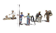  Woodland Scenics  HO Scenic Accents City Workers (6) WOO1826